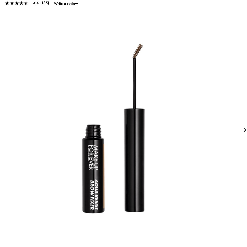 2 piece set of Make Up For Ever Aqua Resist Brow Fixer AND Filler in Med Brown